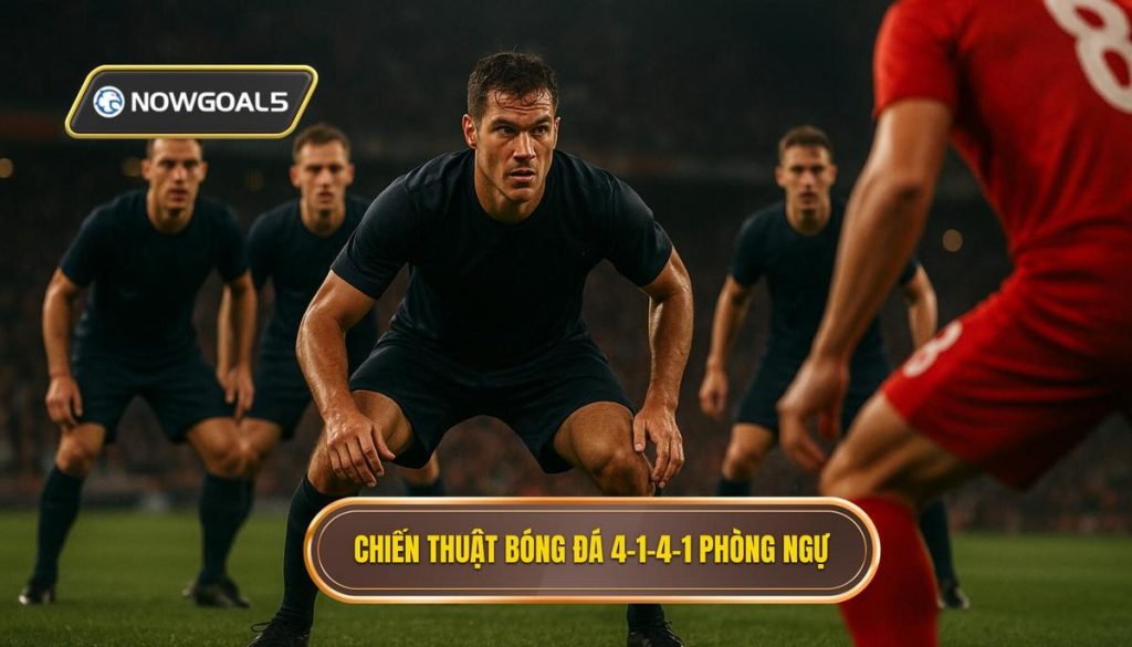Chiến thuật bóng đá 4-1-4-1 phòng ngự