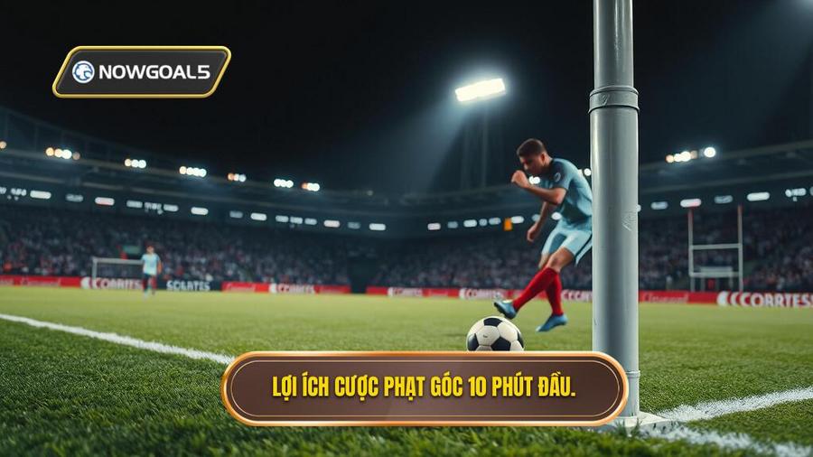 2. Lợi ích cược phạt góc 10 phút đầu.