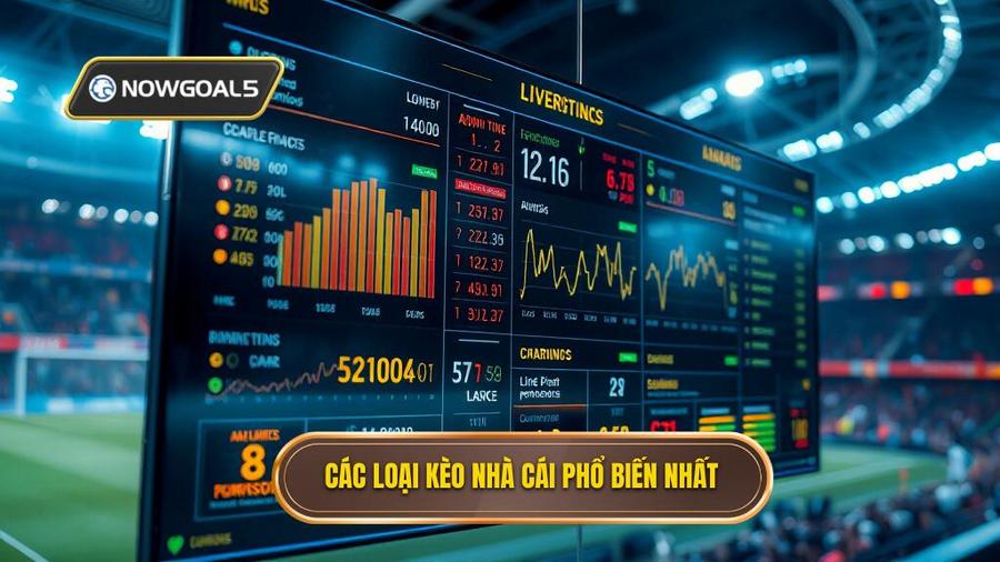 Các loại kèo phổ biến trong Bảng kèo nhà cái chính thức