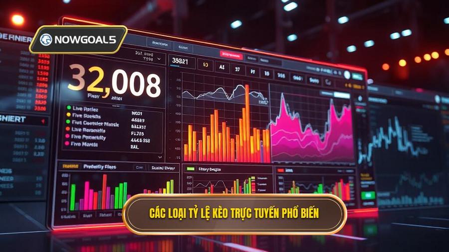 Các loại tỷ lệ kèo trực tuyến phổ biến nhất hiện nay