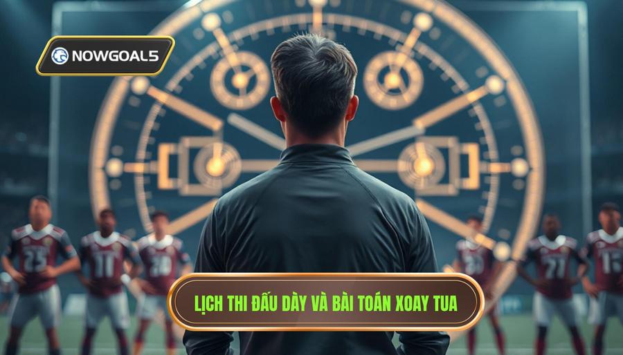Lịch thi đấu dày đặc và bài toán xoay tua